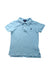 A Blue Short Sleeve Polos from Polo Ralph Lauren in size 4T for boy. (Front View)