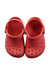 A Pink Slip Ons from Crocs in size 18-24M for neutral. (Back View)