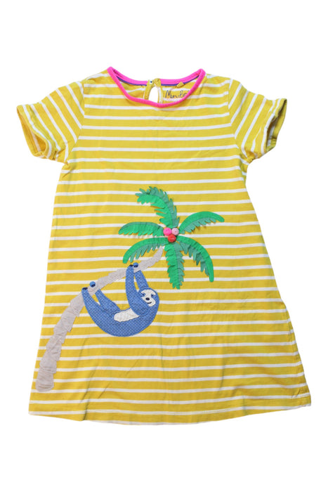 A Yellow Short Sleeve Dresses from Boden in size 6T for girl. (Front View)