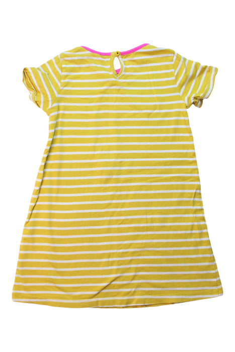 A Yellow Short Sleeve Dresses from Boden in size 6T for girl. (Back View)