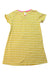 A Yellow Short Sleeve Dresses from Boden in size 6T for girl. (Back View)