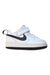 A White Sneakers from Nike in size 12-18M for neutral. (Front View)