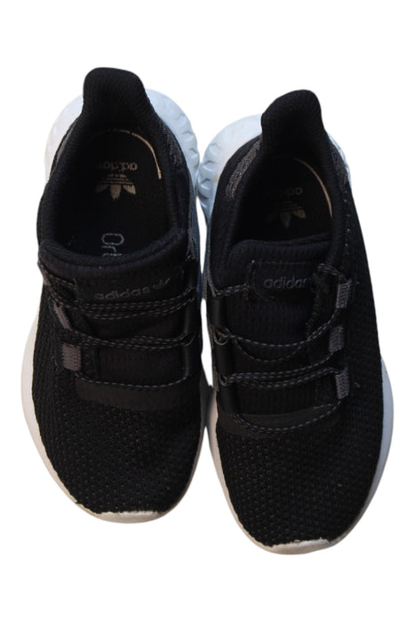 A Black Sneakers from Adidas in size 4T for neutral. (Back View)