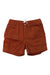 A Brown Shorts from Seed in size 4T for boy. (Front View)