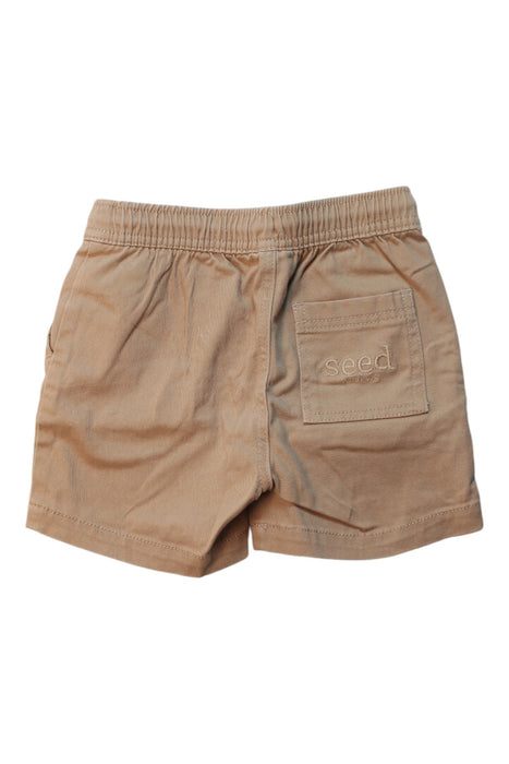 A Beige Shorts from Seed in size 4T for boy. (Back View)