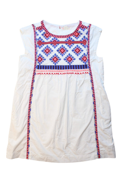 A White Sleeveless Dresses from Crewcuts in size 8Y for girl. (Front View)