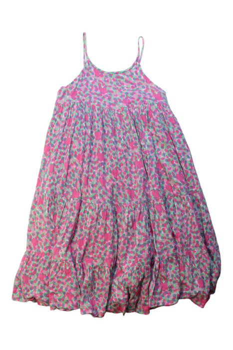 A Multicolour Sleeveless Dresses from Bonpoint in size 6T for girl. (Front View)