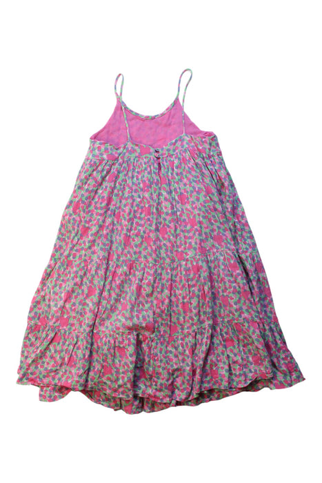 A Multicolour Sleeveless Dresses from Bonpoint in size 6T for girl. (Back View)