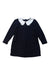 A Navy Long Sleeve Dresses from Jacadi in size 4T for girl. (Front View)