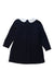 A Navy Long Sleeve Dresses from Jacadi in size 4T for girl. (Back View)