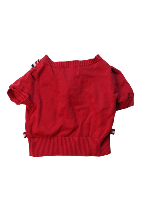 A Red Short Sleeve Tops from Nicholas & Bears in size 6-12M for girl. (Back View)