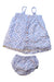 A Blue Shorts Sets from Sergent Major in size 6-12M for girl. (Back View)