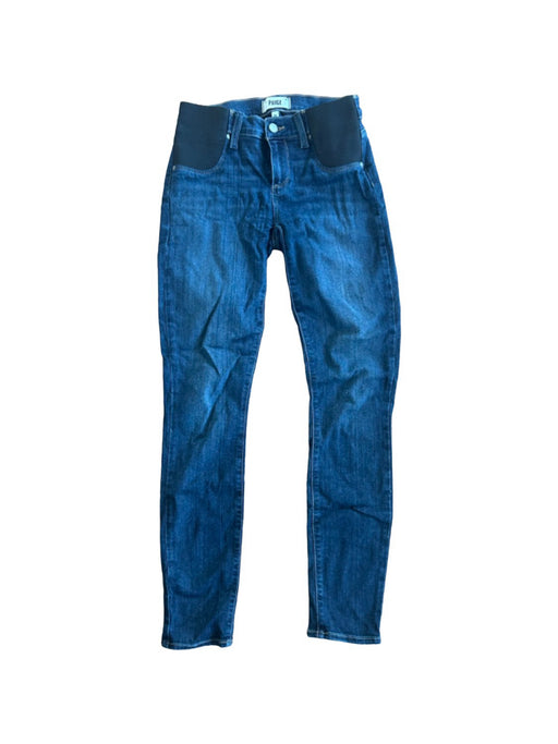 A Blue Jeans from PAIGE in size S for maternity. (Front View)