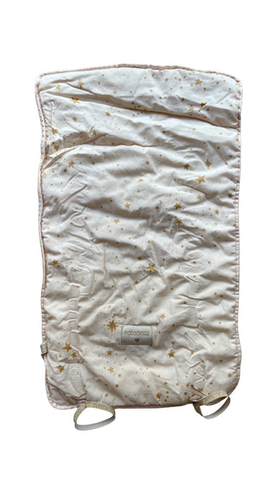 A Gold Blankets from Nobodinoz in size 3-6M for neutral. (Front View)