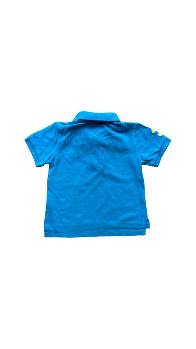 A Blue Short Sleeve Polos from Ralph Lauren in size 2T for boy. (Back View)