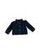 A Navy Lightweight Jackets from Janie & Jack in size 6-12M for girl. (Front View)
