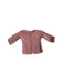 A Pink Cardigans from Petit Bateau in size 12-18M for girl. (Front View)