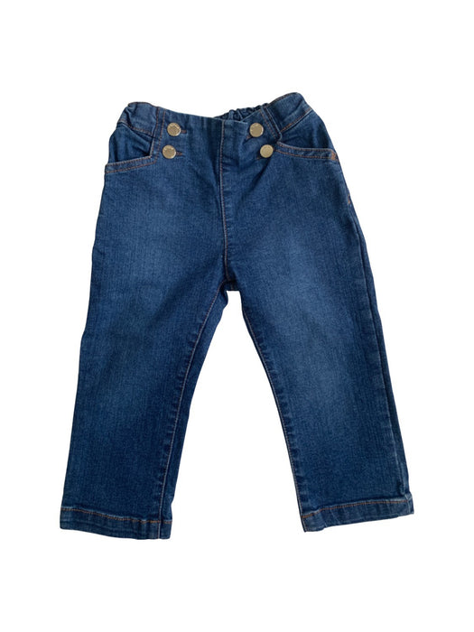 A Blue Jeans from Mayoral in size 12-18M for neutral. (Front View)
