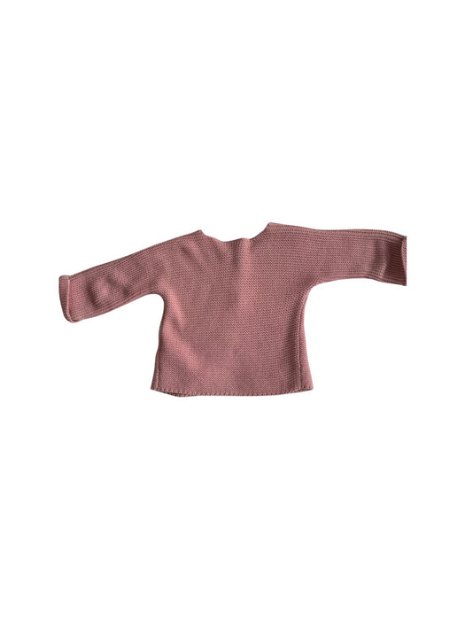A Pink Cardigans from Petit Bateau in size 12-18M for girl. (Back View)