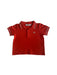 A Red Short Sleeve Polos from Dior in size 6-12M for boy. (Front View)