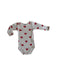 A White Long Sleeve Bodysuits from Petit Bateau in size 12-18M for girl. (Front View)