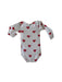 A White Long Sleeve Bodysuits from Petit Bateau in size 12-18M for girl. (Back View)