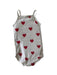 A Red Sleeveless Bodysuits from Petit Bateau in size 18-24M for girl. (Back View)