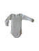 A White Long Sleeve Bodysuits from Petit Bateau in size 12-18M for girl. (Back View)