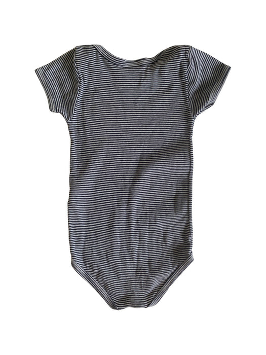 A Black Short Sleeve Bodysuits from Petit Bateau in size 12-18M for neutral. (Back View)