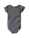 A Black Short Sleeve Bodysuits from Petit Bateau in size 12-18M for neutral. (Back View)