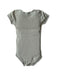 A Green Short Sleeve Bodysuits from Petit Bateau in size 12-18M for neutral. (Back View)