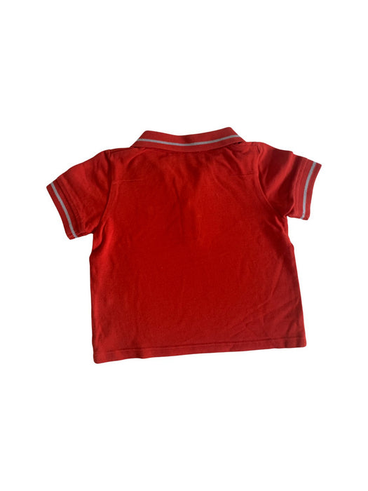 A Red Short Sleeve Polos from Dior in size 6-12M for boy. (Back View)