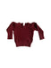 A Burgundy Knit Sweaters from Janie & Jack in size 12-18M for girl. (Back View)