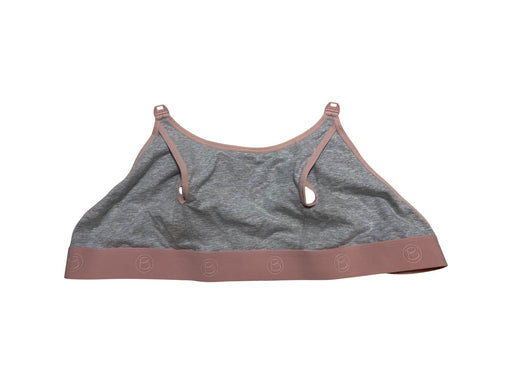 A Grey Bras from Medela in size M for maternity. (Front View)