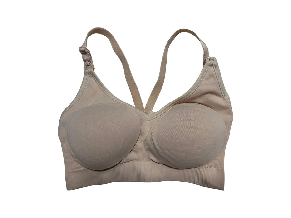 A Beige Bras from Medela in size M for maternity. (Front View)