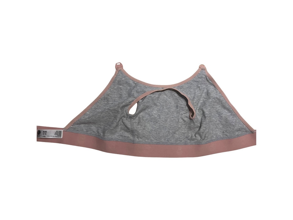 A Grey Bras from Medela in size M for maternity. (Back View)