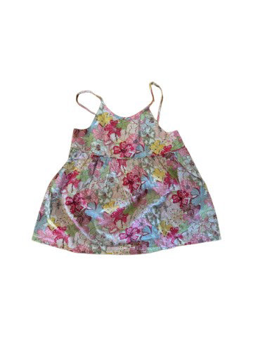A Multicolour Sleeveless Dresses from Bonpoint in size 8Y for girl. (Front View)
