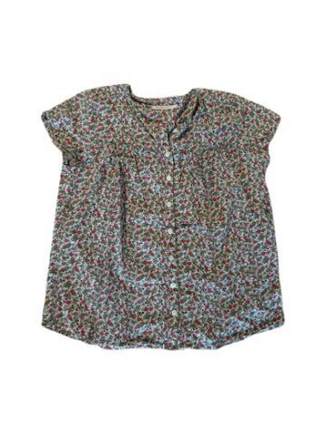 A Multicolour Short Sleeve Shirts from Monoprix in size 8Y for girl. (Front View)