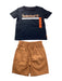 A Black Shorts Sets from Timberland in size 2T for neutral. (Front View)