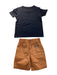 A Black Shorts Sets from Timberland in size 2T for neutral. (Back View)