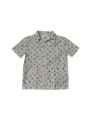 A Blue Short Sleeve Shirts from Monoprix in size 8Y for neutral. (Front View)