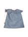 A Blue Short Sleeve Dresses from and the little dog laughed in size 6-12M for girl. (Back View)