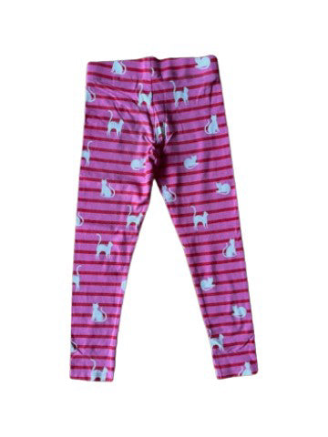 A Pink Leggings from Boden in size 6T for girl. (Back View)