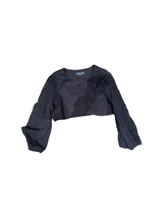 A Black Capes & Ponchos from Nicholas & Bears in size 8Y for girl. (Front View)