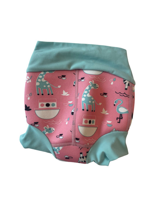 A Pink Swim Diapers from Splash About in size 0-3M for girl. (Back View)