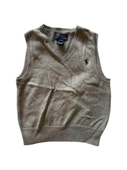 A Grey Sweater Vests from Polo Ralph Lauren in size 2T for boy. (Front View)