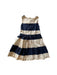 A Beige Sleeveless Dresses from Crewcuts in size 4T for girl. (Front View)