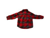 A Red Long Sleeve Shirts from Miki House in size 2T for boy. (Back View)