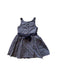 A Navy Sleeveless Dresses from Polo Ralph Lauren in size 4T for girl. (Back View)