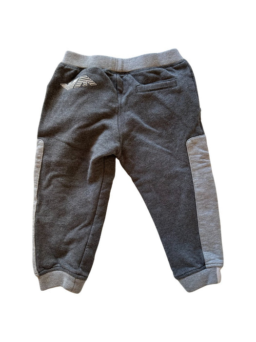 A Grey Sweatpants from Armani in size 12-18M for boy. (Back View)